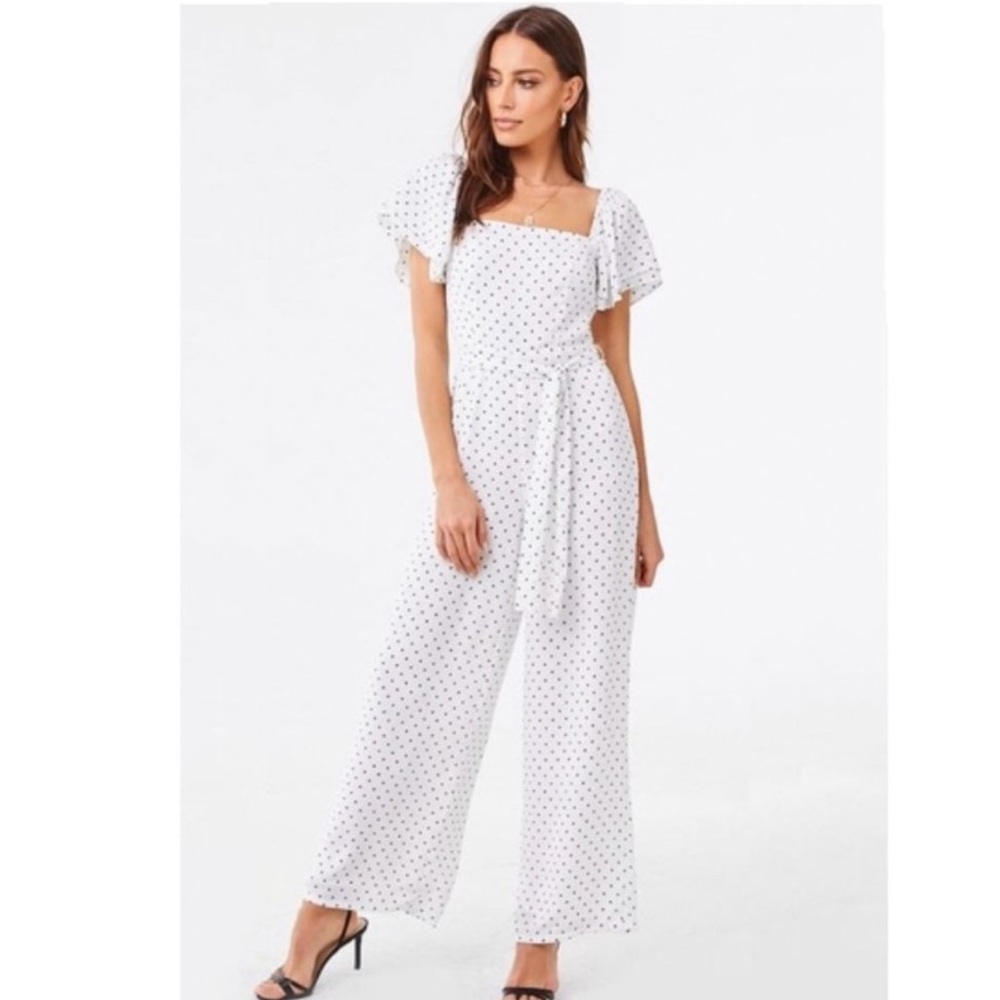 Forever21 Polka Dot Jumpsuit